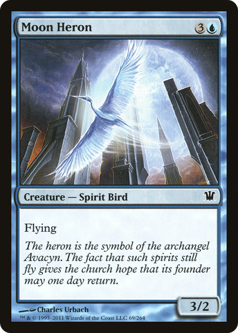 {C} Moon Heron [Innistrad][ISD 069]