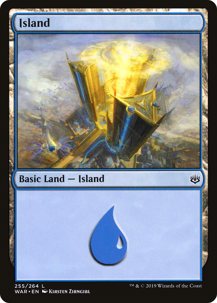 {B}[WAR 255] Island (255) [War of the Spark]