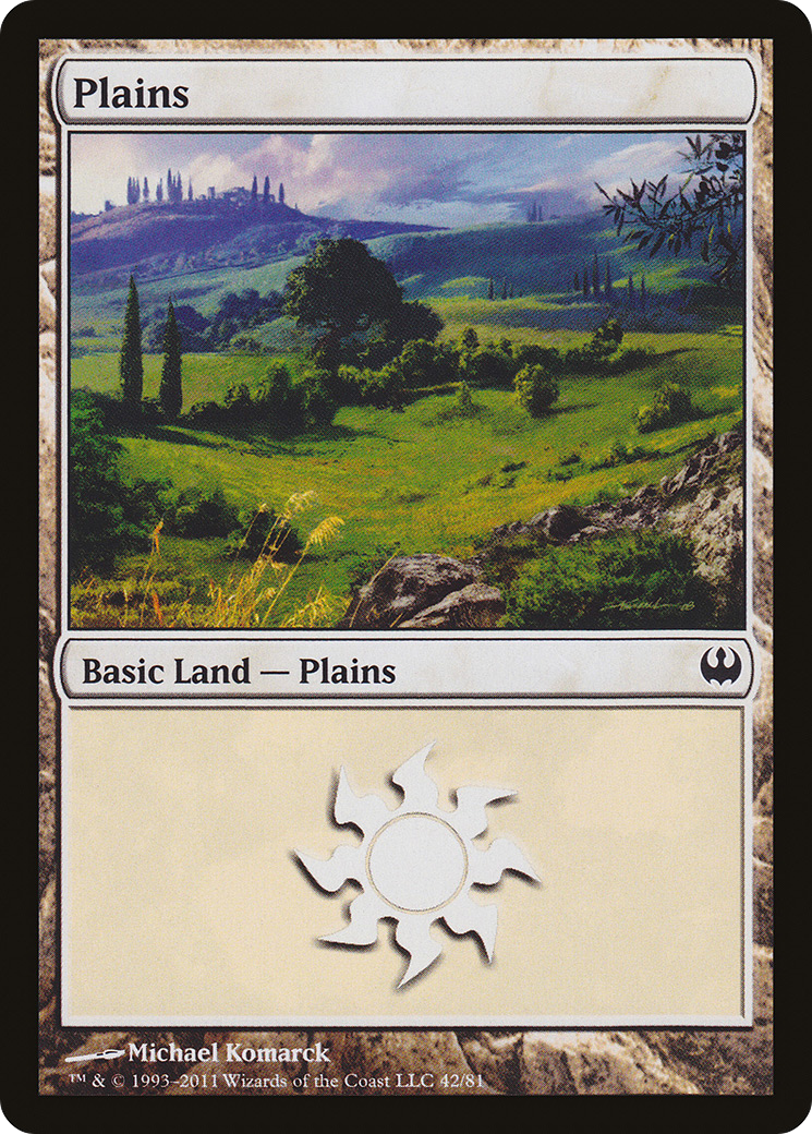 {B}[DDG 042] Plains (42) [Duel Decks: Knights vs. Dragons]