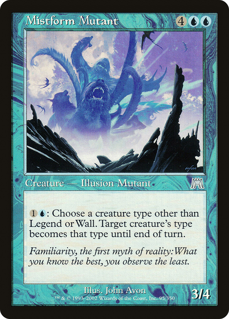 {C} Mistform Mutant [Onslaught][ONS 095]