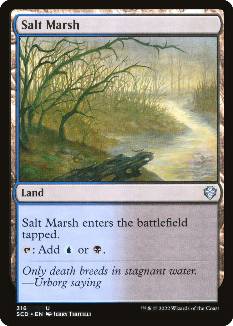 {C} Salt Marsh [Starter Commander Decks][SCD 316]