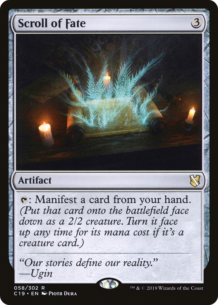 {R} Scroll of Fate [Commander 2019][C19 058]