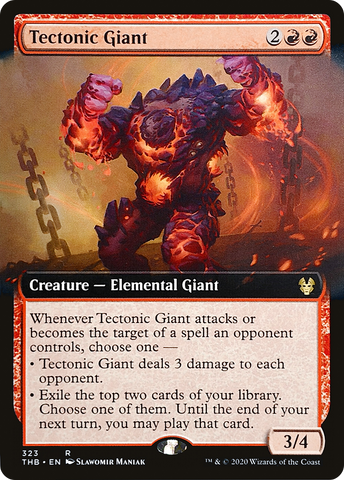 {R} Tectonic Giant (Extended Art) [Theros Beyond Death][THB 323]