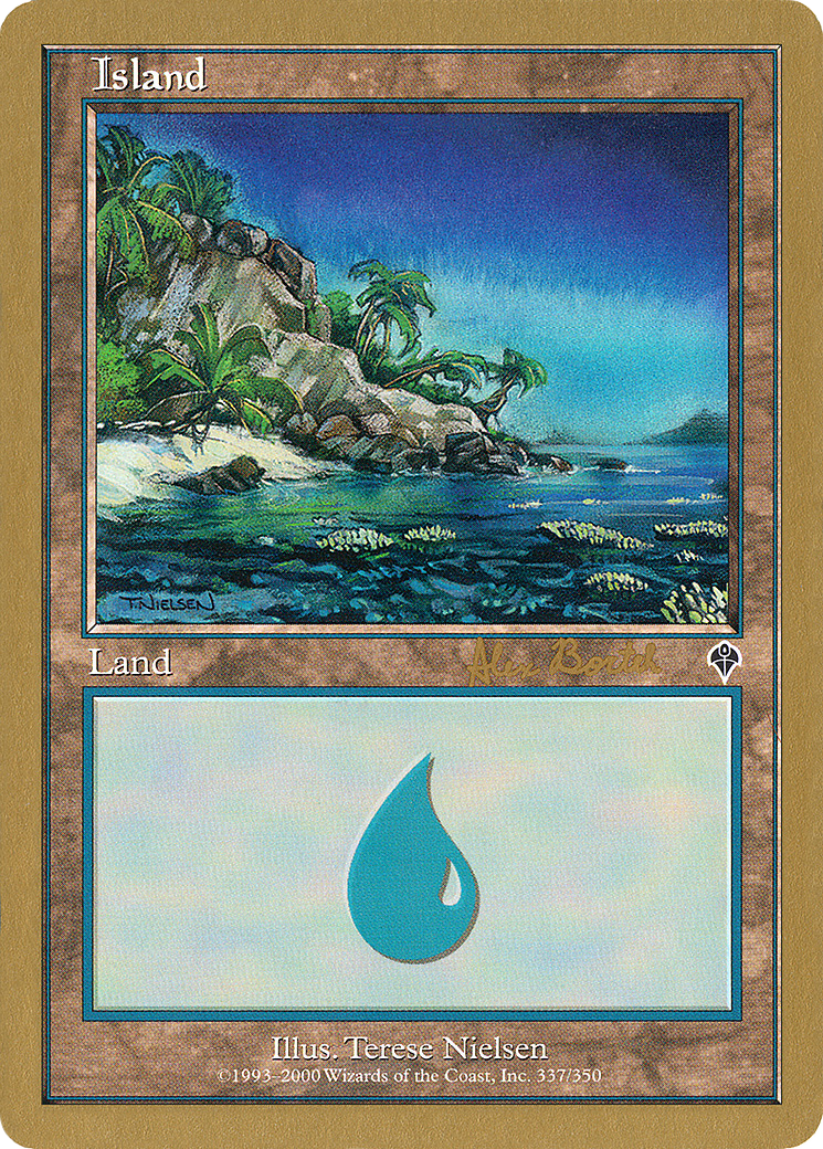{B}[GB WC01 AB337] Island (ab337) (Alex Borteh) [World Championship Decks 2001]