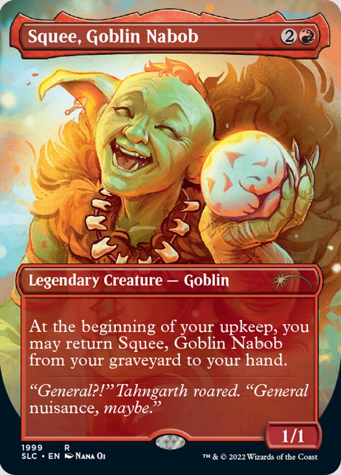 {R} Squee, Goblin Nabob (Borderless) [Secret Lair 30th Anniversary Countdown Kit][SLC 1999]