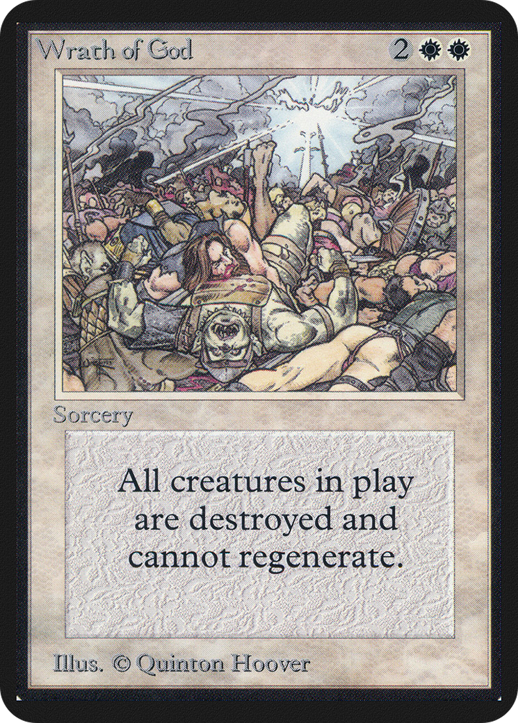 {R} Wrath of God [Alpha Edition][LEA 045]