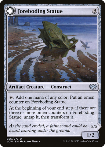 {C} Foreboding Statue // Forsaken Thresher [Innistrad: Crimson Vow][VOW 256]