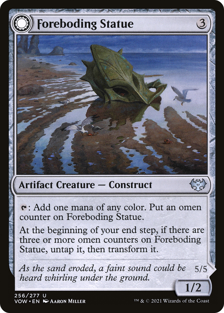 {C} Foreboding Statue // Forsaken Thresher [Innistrad: Crimson Vow][VOW 256]