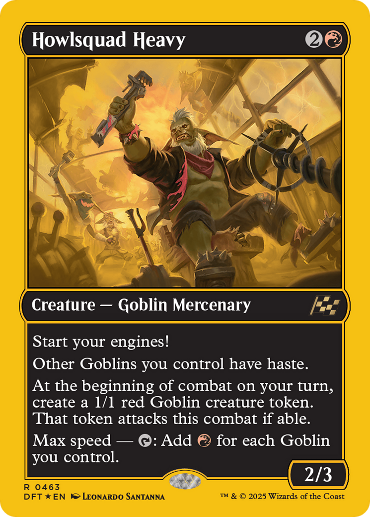 {@R} Howlsquad Heavy (First-Place Foil) [Aetherdrift][DFT 463]