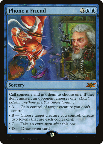 {R} Phone a Friend [Unfinity][UNF 341]