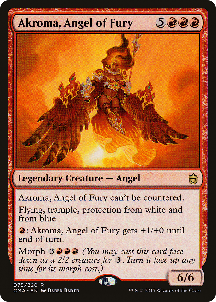 {R} Akroma, Angel of Fury [Commander Anthology][CMA 075] - Misty Mountain Games