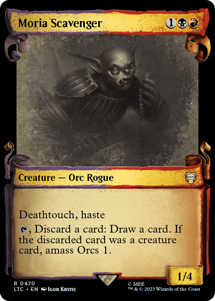 {R} Moria Scavenger [The Lord of the Rings: Tales of Middle-Earth Commander Showcase Scrolls][LTC 470]