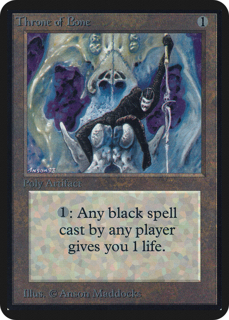 {C} Throne of Bone [Alpha Edition][LEA 273]