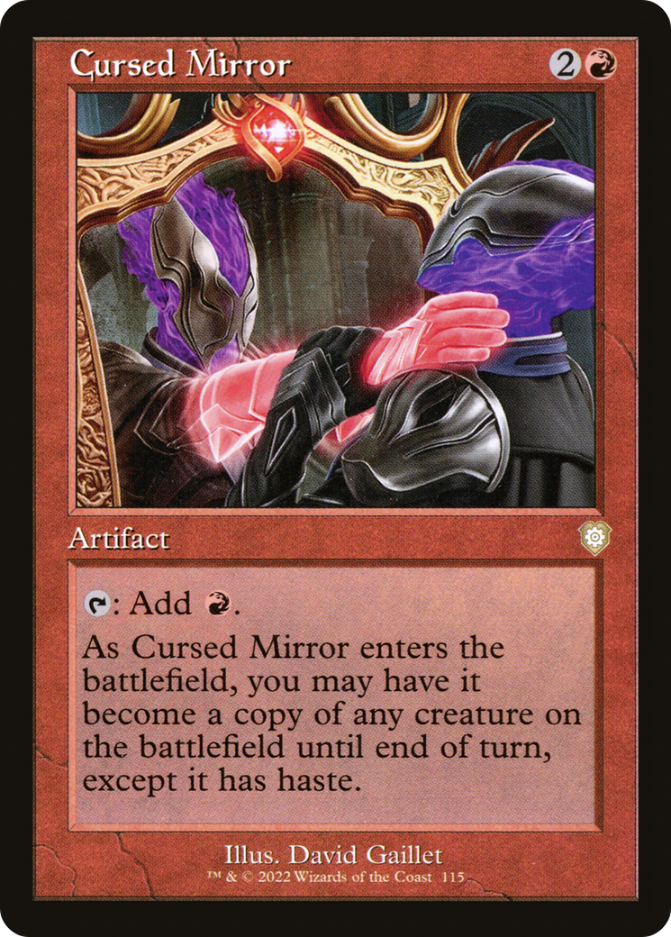 {R} Cursed Mirror (Retro) [The Brothers' War Commander][BRC 115]