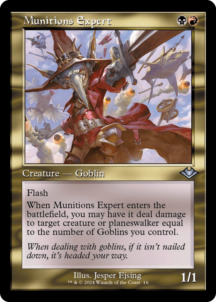{C} Munitions Expert (Retro) [Modern Horizons 3][OLD MH1 016]