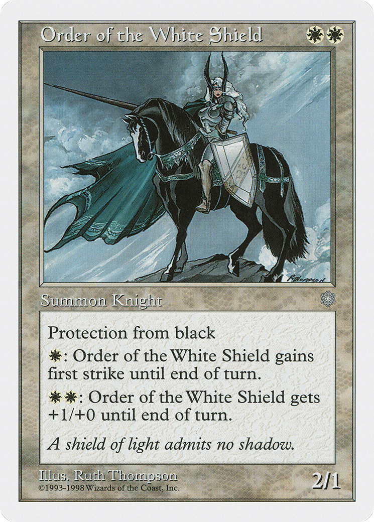 {C} Order of the White Shield [Anthologies][ATH 009]