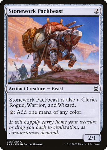 {C} Stonework Packbeast [Zendikar Rising][ZNR 255]