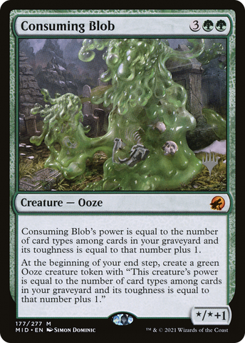 {R} Consuming Blob (Promo Pack) [Innistrad: Midnight Hunt Promo Pack][PP MID 177]