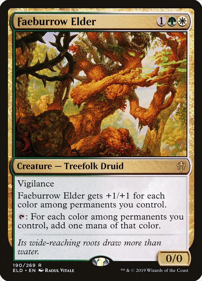 {R} Faeburrow Elder [Throne of Eldraine][ELD 190]