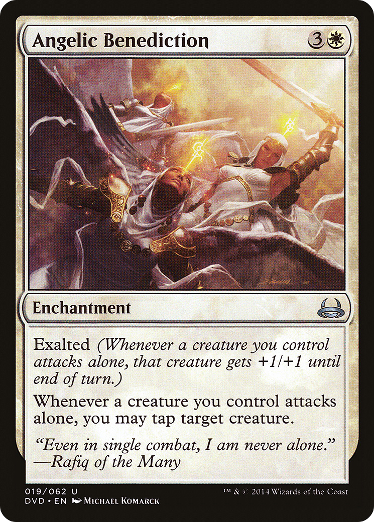 {C} Angelic Benediction (Divine vs. Demonic) [Duel Decks Anthology][DVD 019]