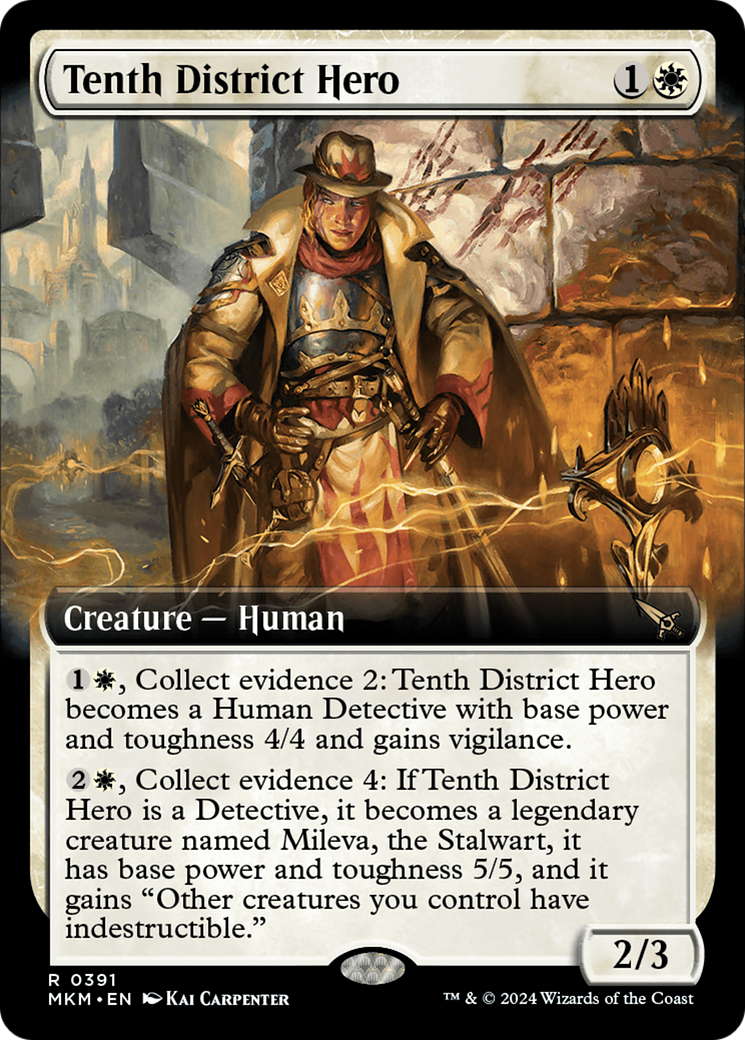 {@R} Tenth District Hero (Extended Art) [Murders at Karlov Manor][MKM 391]