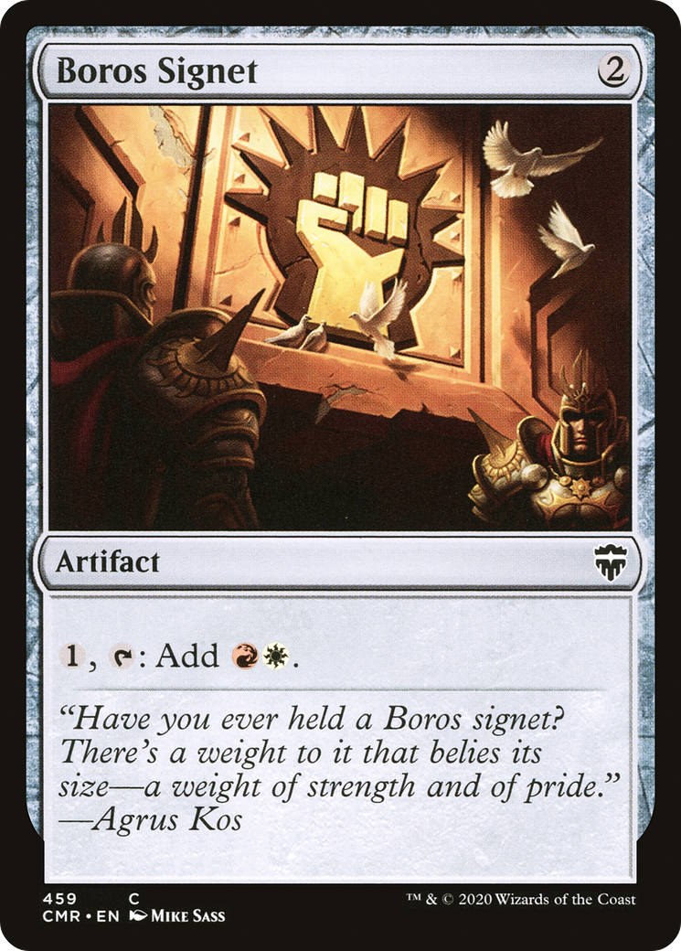 {C} Boros Signet [Commander Legends][CMR 459]