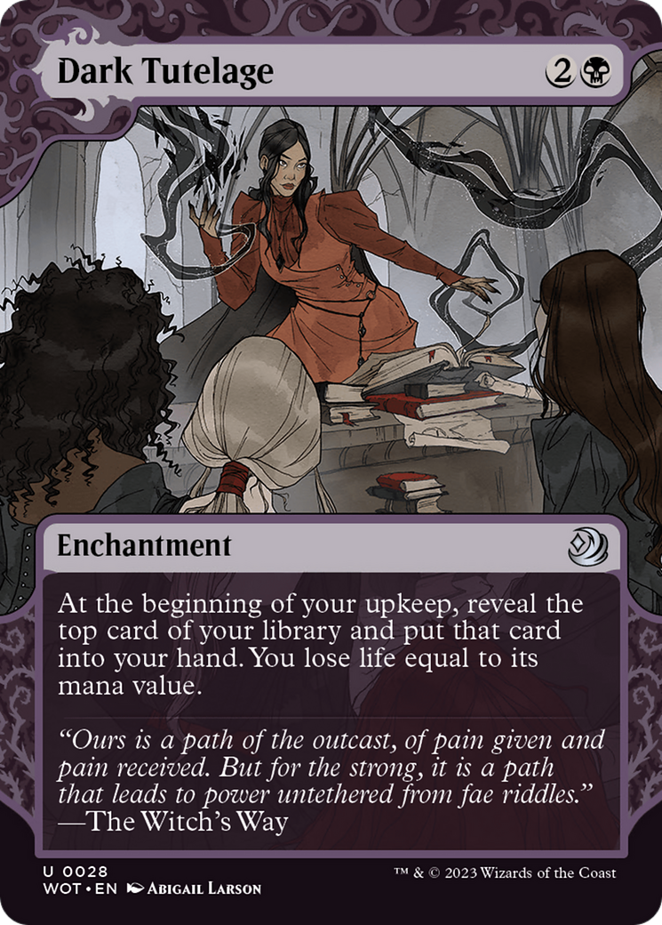{C} Dark Tutelage [Wilds of Eldraine: Enchanting Tales][WOT 028]
