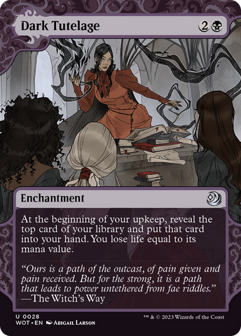{C} Dark Tutelage [Wilds of Eldraine: Enchanting Tales][WOT 028]