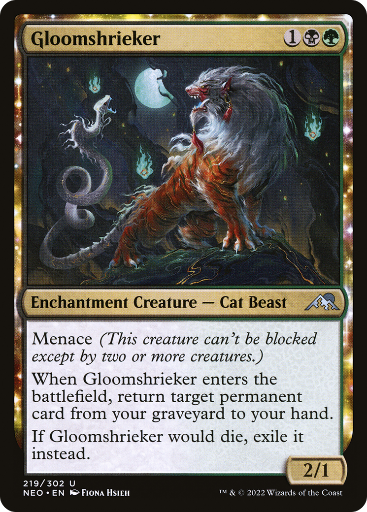 {C} Gloomshrieker [Kamigawa: Neon Dynasty][NEO 219]