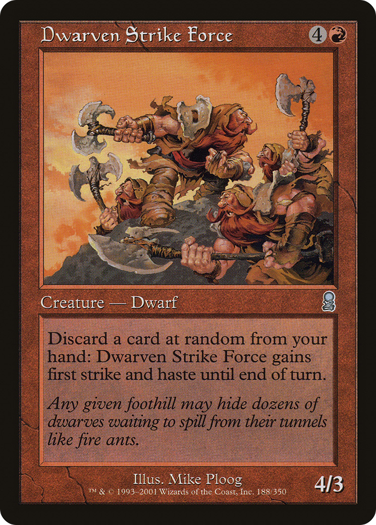 {C} Dwarven Strike Force [Odyssey][ODY 188]
