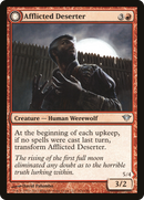 {C} Afflicted Deserter // Werewolf Ransacker [Dark Ascension][DKA 081]
