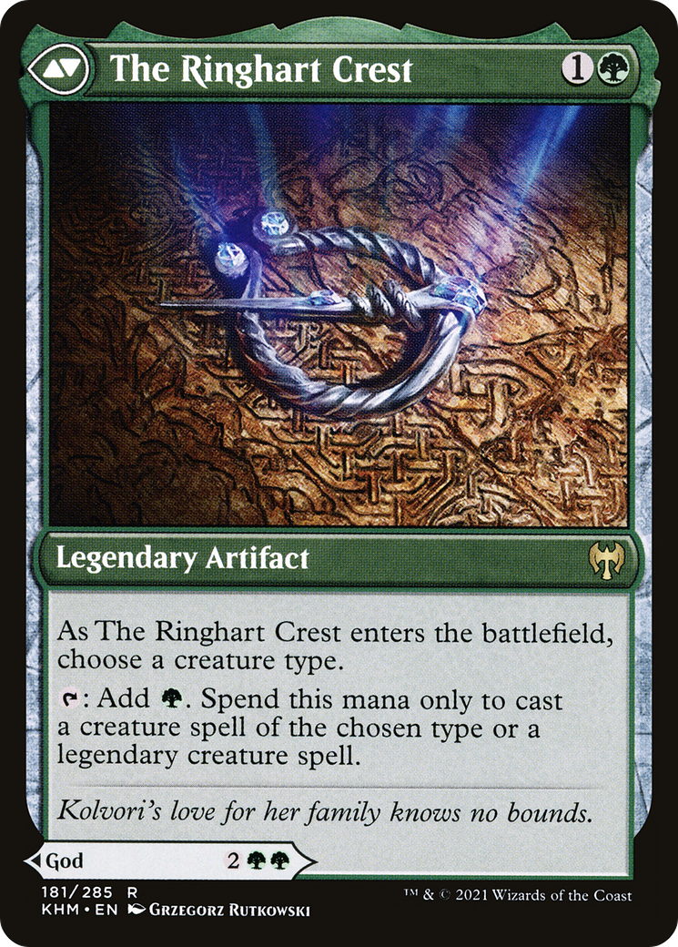 {R} Kolvori, God of Kinship // The Ringhart Crest [Secret Lair: From Cute to Brute][LS KHM 181]