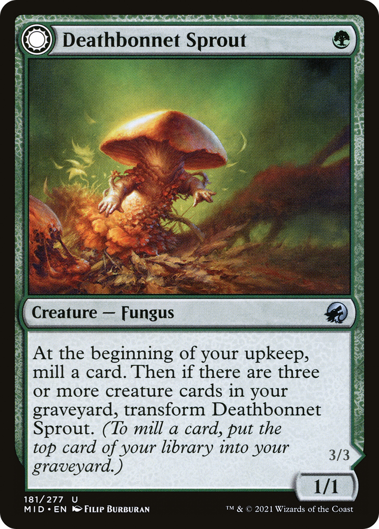 {C} Deathbonnet Sprout // Deathbonnet Hulk [Innistrad: Midnight Hunt][MID 181]