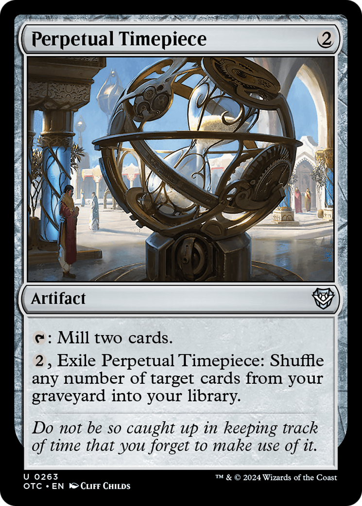 {C} Perpetual Timepiece [Outlaws of Thunder Junction Commander][OTC 263]