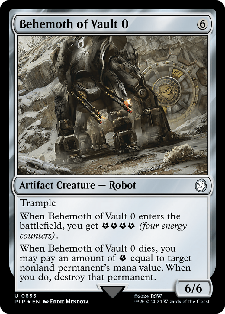 {C} Behemoth of Vault 0 (Surge Foil) [Fallout][PIP 655]