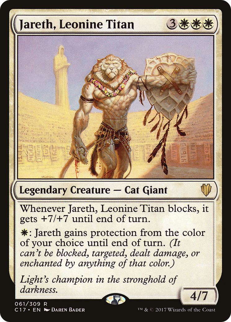 {R} Jareth, Leonine Titan [Commander 2017][C17 061]