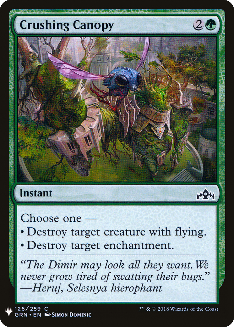 {C} Crushing Canopy [Mystery Booster][LS GRN 126]