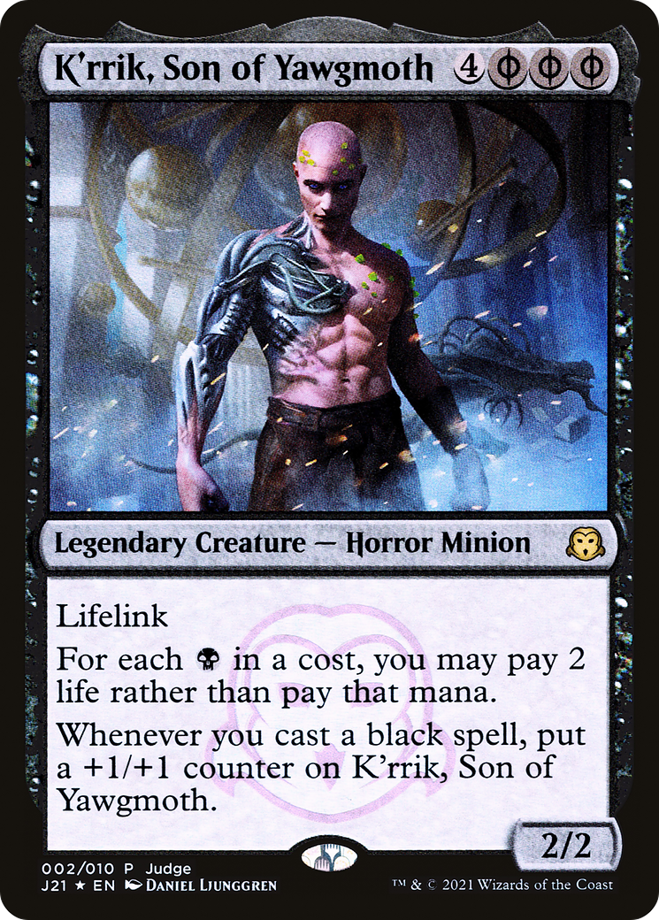 {R} K'rrik, Son of Yawgmoth [Judge Gift Cards 2021][PA J21 002]