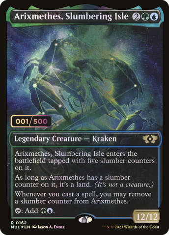 {R} Arixmethes, Slumbering Isle (Serialized) [Multiverse Legends][SR MUL 162]