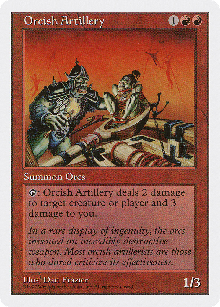 {C} Orcish Artillery [Fifth Edition][5ED 253]