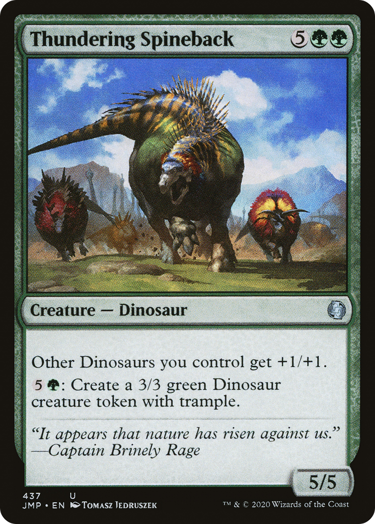 {C} Thundering Spineback [Jumpstart][JMP 437]