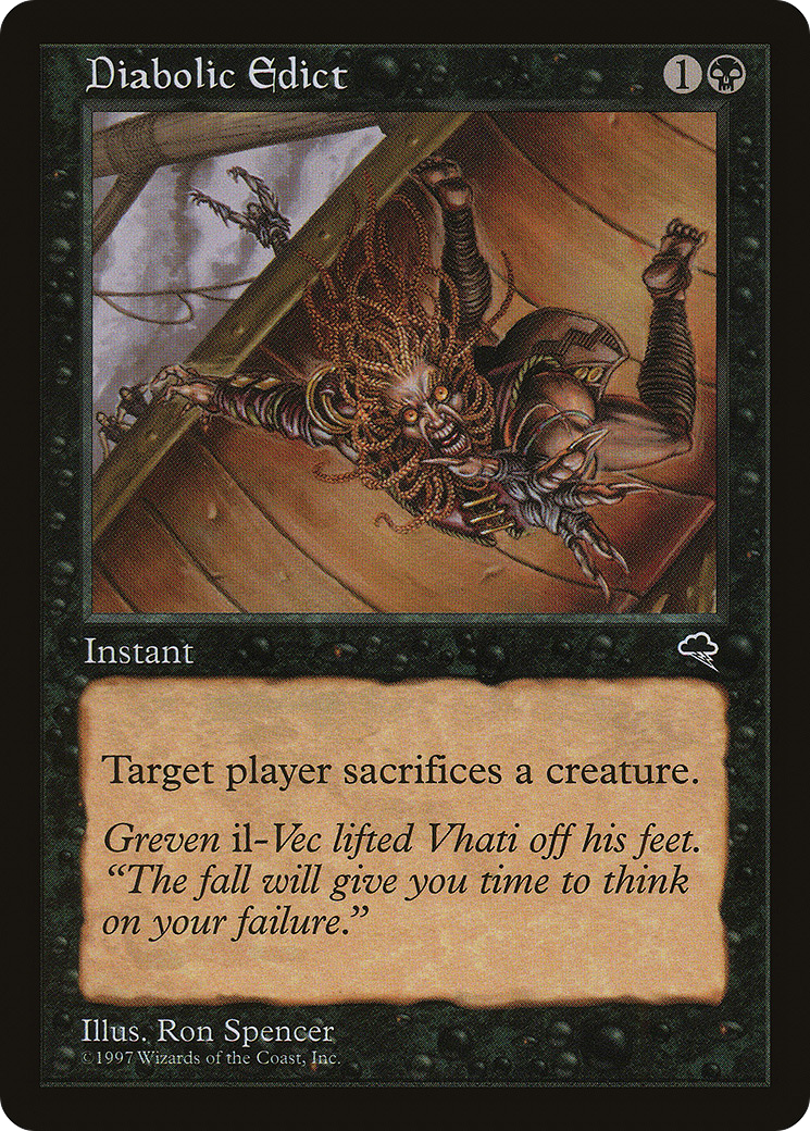 {C} Diabolic Edict [Tempest][TMP 128]