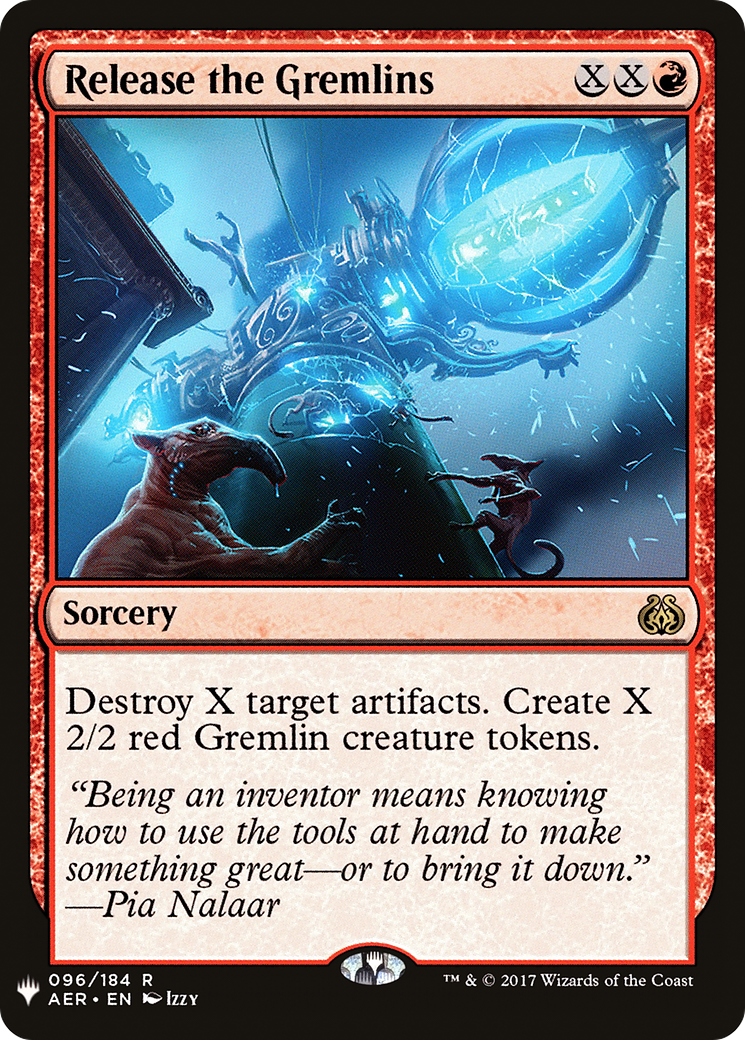 Release the Gremlins [LIST AER-96]