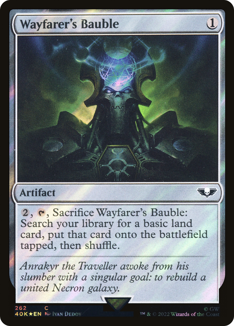 {C} Wayfarer's Bauble (Surge Foil) [Universes Beyond: Warhammer 40,000][SF 40K 262]