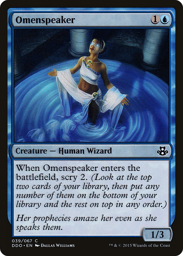{C} Omenspeaker [Duel Decks: Elspeth vs. Kiora][DDO 039]