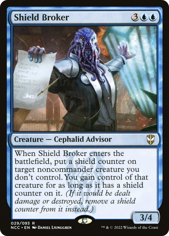 {R} Shield Broker [Streets of New Capenna Commander][NCC 029]