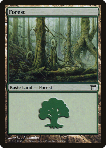 {B}[CHK 303] Forest (303) [Champions of Kamigawa]