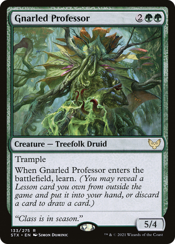 {R} Gnarled Professor [Strixhaven: School of Mages][STX 133]