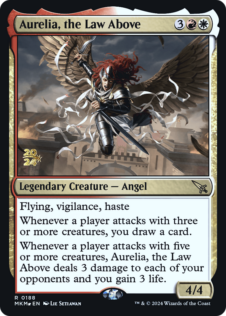 {R} Aurelia, the Law Above [Murders at Karlov Manor Prerelease Promos][PR MKM 188]