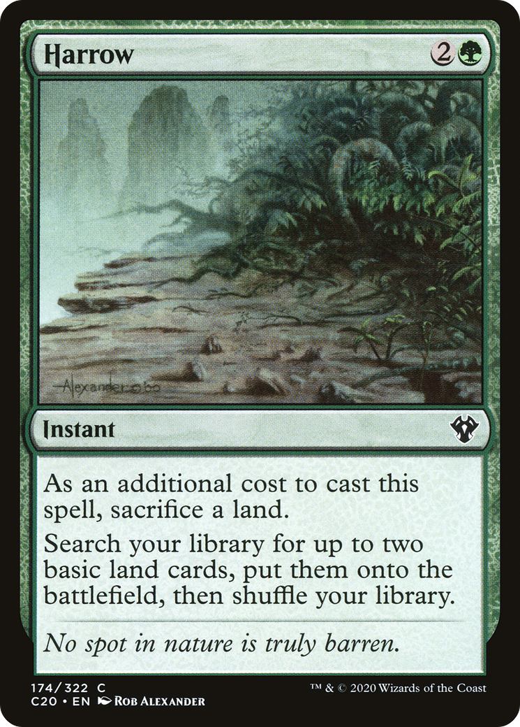 {C} Harrow [Commander 2020][C20 174]